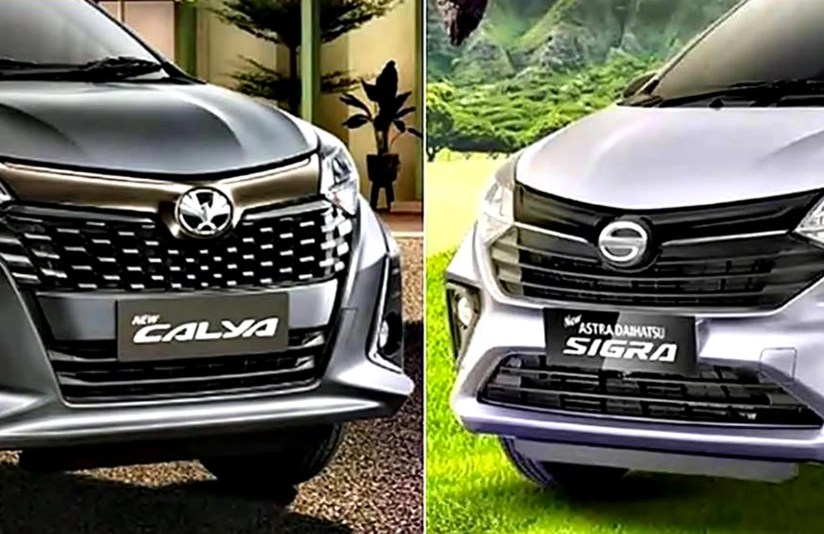 Toyota Calya dan Daihatsu Sigra.