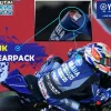 Punuk pada pakaian balap atau wearpack MotoGP.