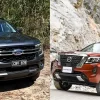 ford everest vs nissan navara