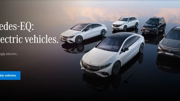 Berbagai model mobil listrik Mercedes-Benz.