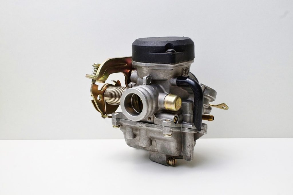 Ilustrasi karburator motor.
