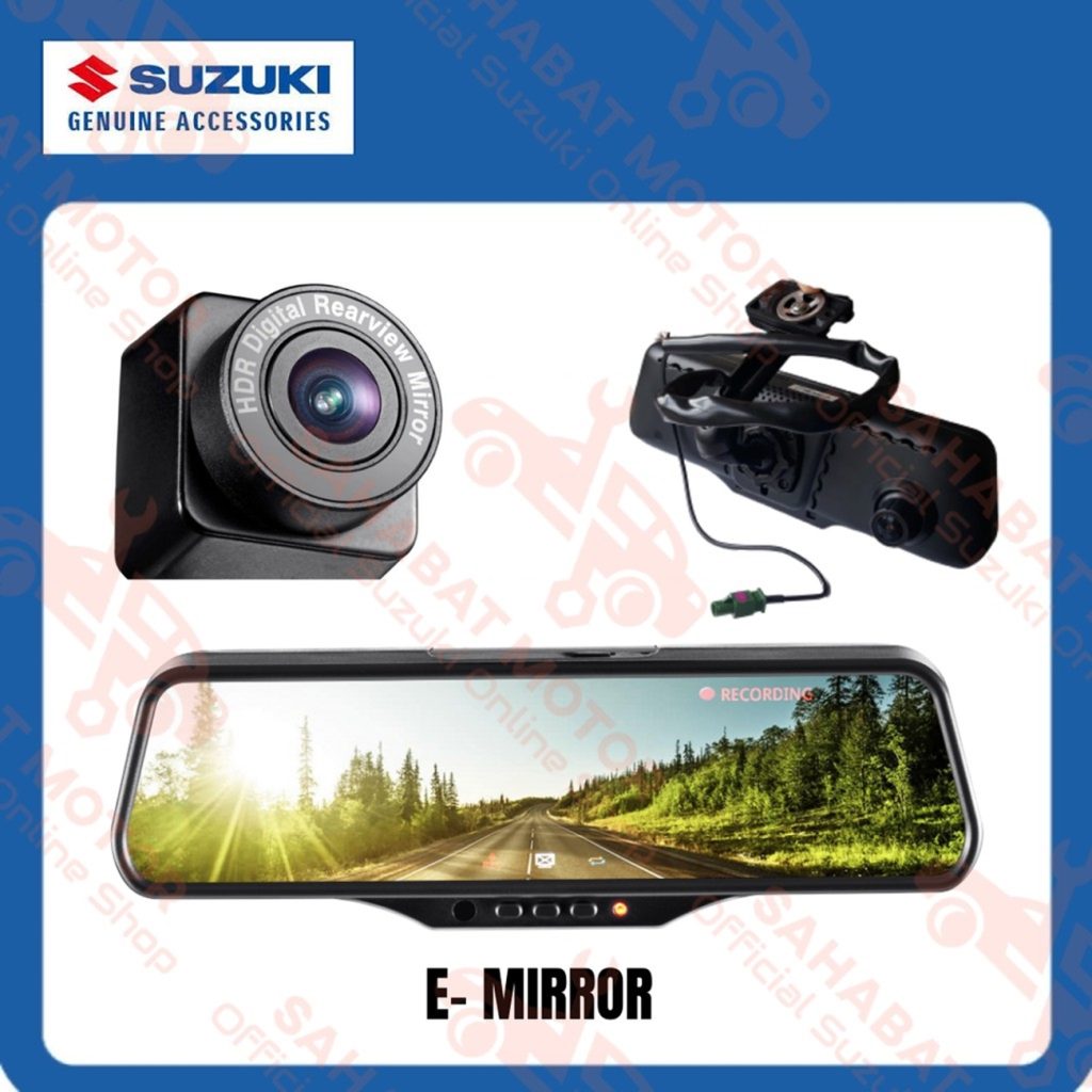 Teknologi Smart E-Mirror dapat dipasang di Suzuki Ertiga. 