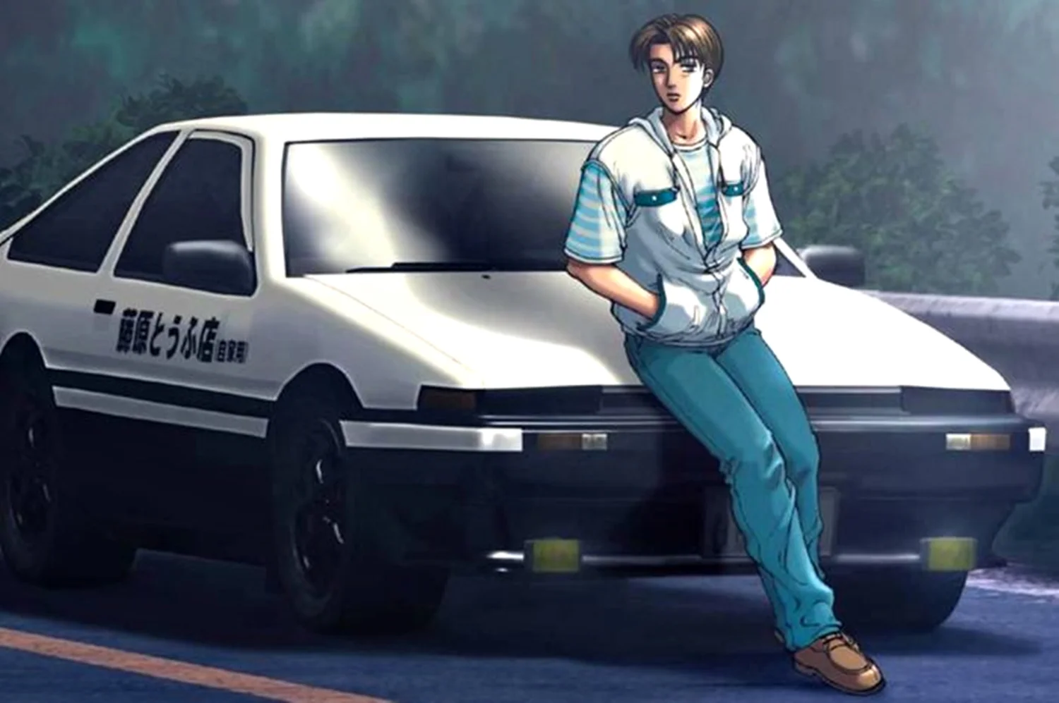 Toyota AE86 di anime Initial D