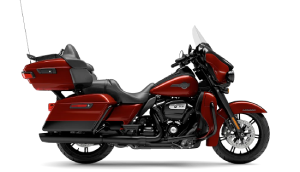 motor Harley Davidson Ultra Limited merah