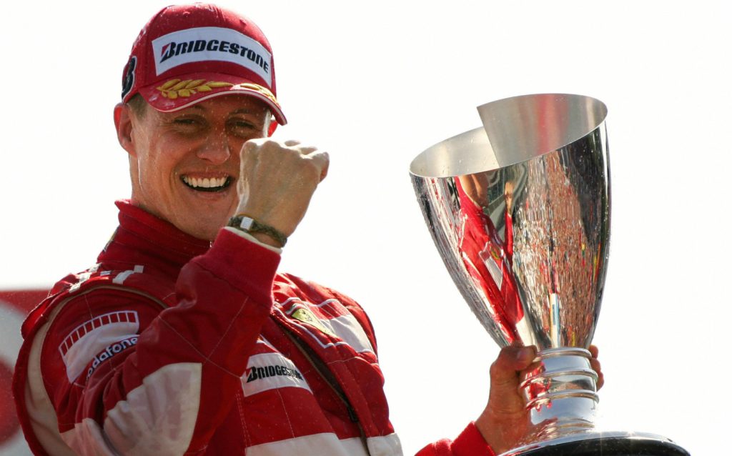 Michael Schumacher sang legenda F1. 