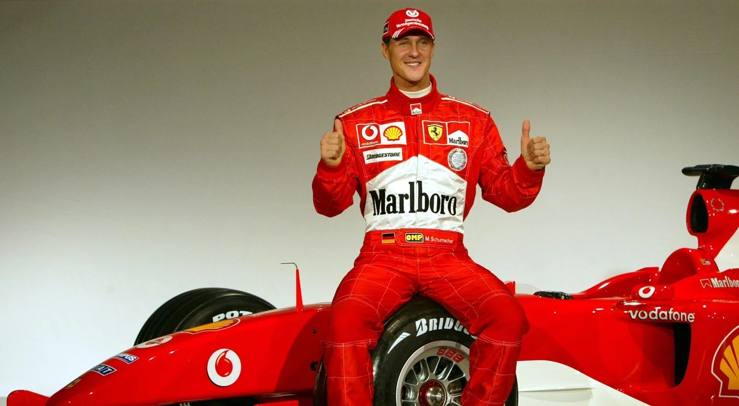 Potret Michael Schumacher.