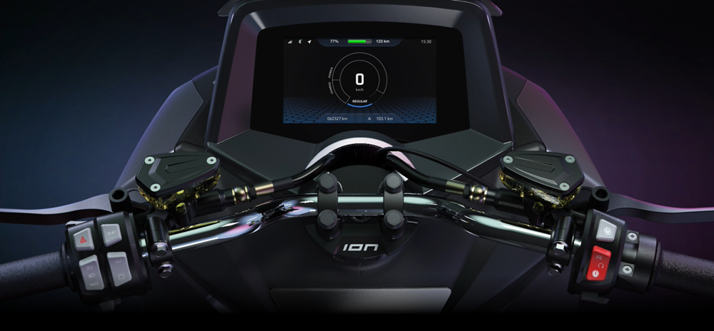 Speedometer ION Mobility M1-S.