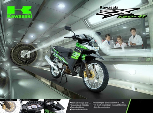 Spesifikasi Kawasaki ZX130.