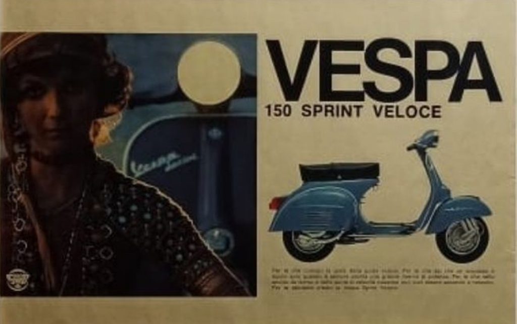 Tampilan Vespa Sprint Veloce 150.