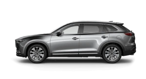 mobil mazda cx-9 abu-abu metalik