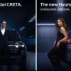 Bintang Bollywood Shah Rukh Khan dengan siluet Hyundai Creat facelift baru.