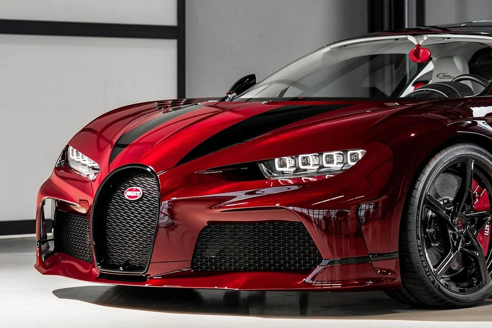 Red Carbon Bugatti Chiron Super Sport Red Dragon_1a