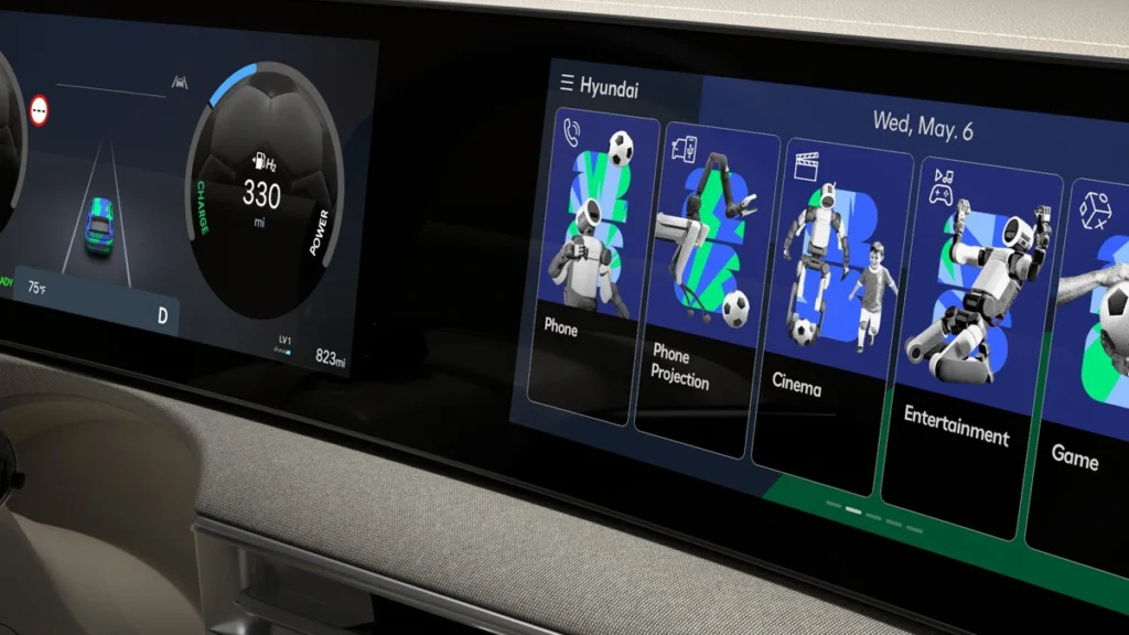 Tema khusus FIFA World Cup 2026 di head unit Hyundai