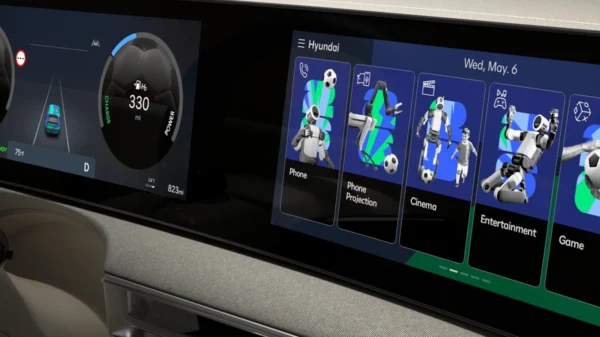 Tema khusus FIFA World Cup 2026 di head unit Hyundai