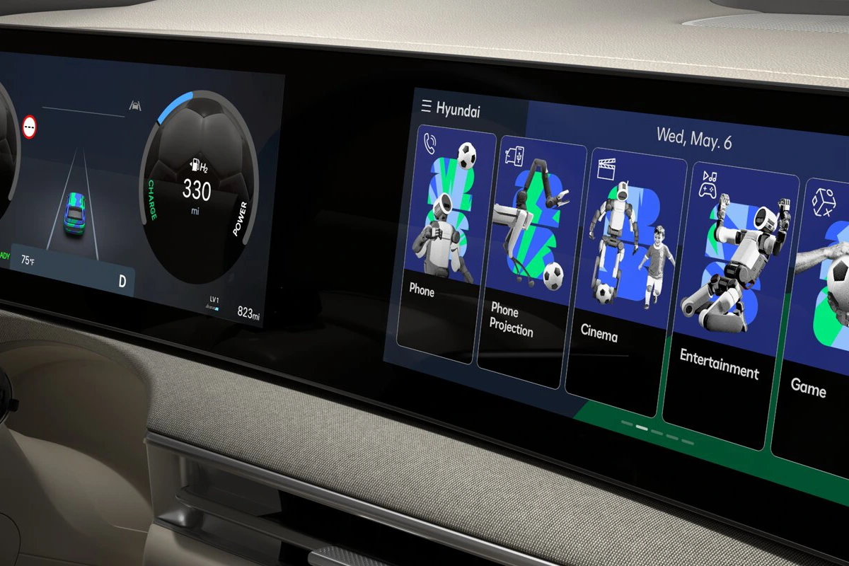 Tema khusus FIFA World Cup 2026 di head unit Hyundai