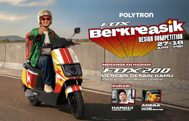 Fox Berkreasik Design Competition tantang gen Z modif Polytron Fox 200