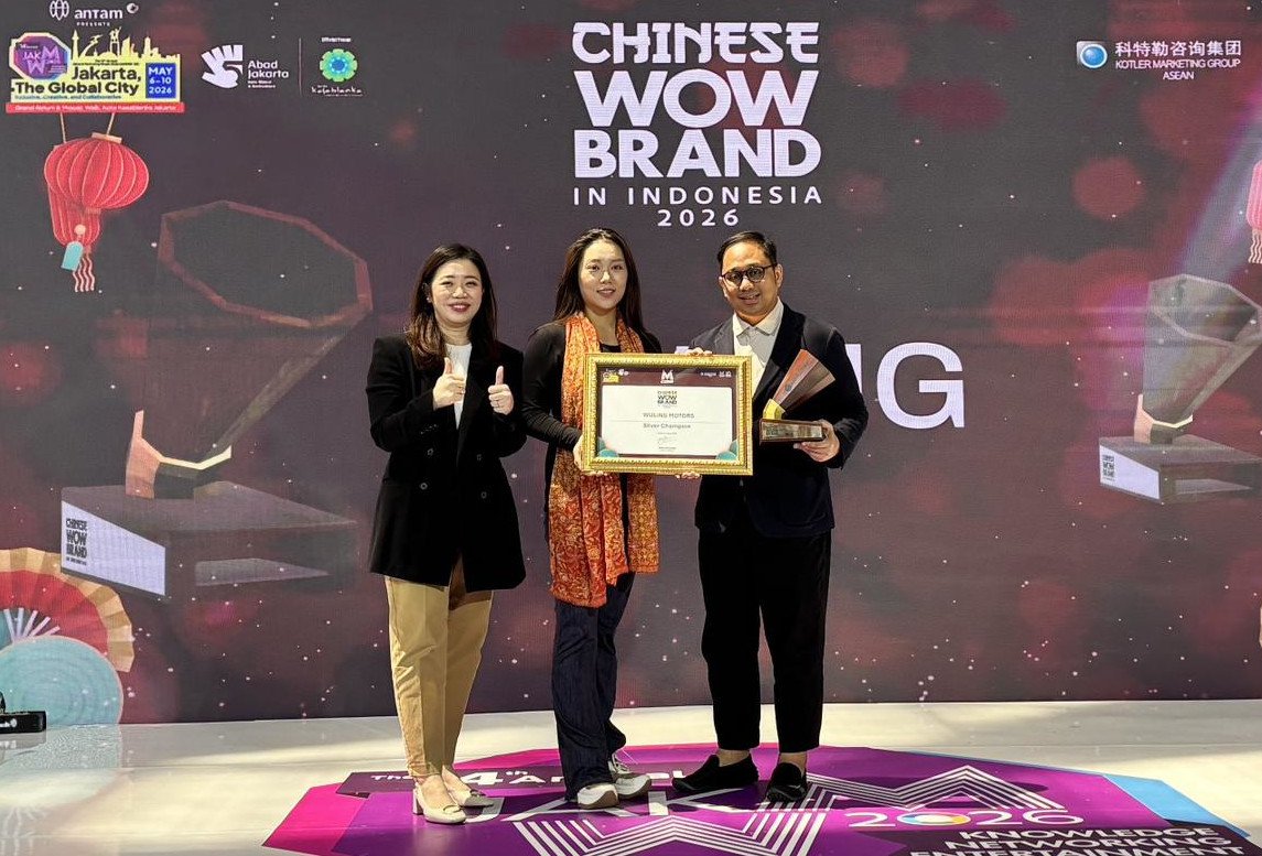 Wuling Raih Penghargaan Bergengsi Chinese WOW Brand in Indonesia