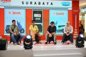 Jajaran dewan juri Modifikasi Fazzio dan Grand Filano di Yamaha CLASSY Modifest 2026 di Surabaya