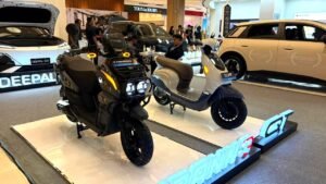 Indomobil eMotor Tyranno dan QT tampil atraktif