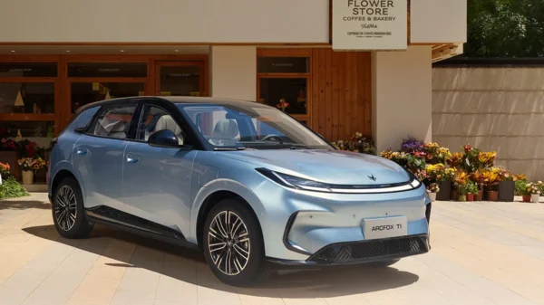 Mobil listrik Arcfox T1 di pasar Tiongkok