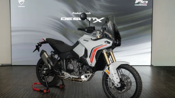 Motor Ducati DesertX V2 di Indonesia