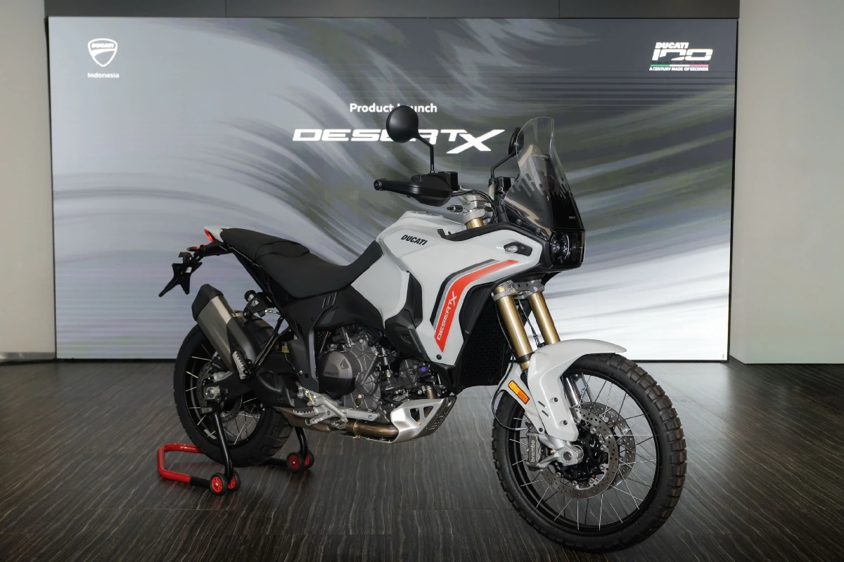 Motor Ducati DesertX V2 di Indonesia