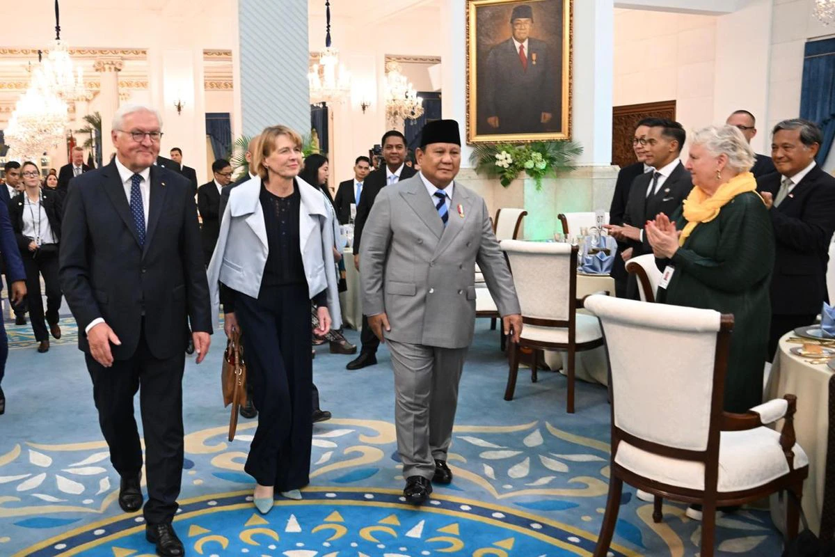 Presiden Republik Federal Jerman Frank-Walter Steinmeier menemui Presiden Prabowo