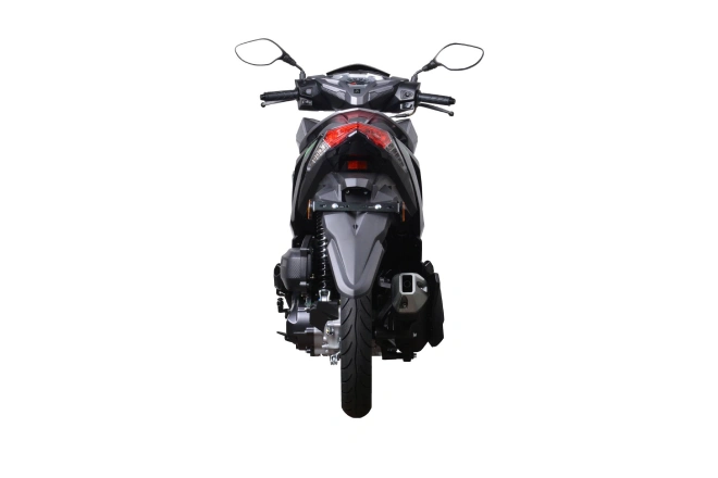 Tampak belakang Modenas Brusky 125