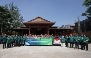 Seremoni Wuling New BinguoEV Lite untuk mendukung operasional GrabRentals
