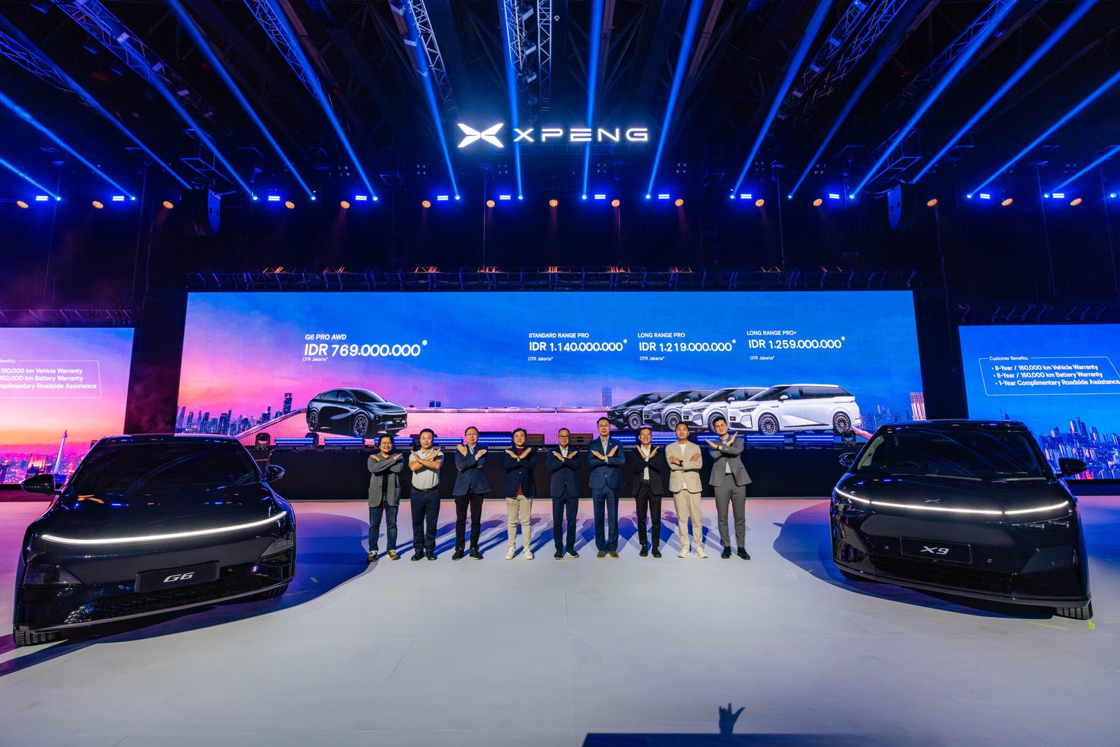 Harga Xpeng X9 Facelift dan Xpeng G6 AWD