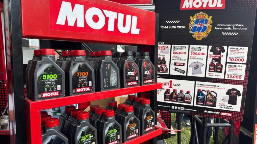 Motul Pamer Sederet Produk Unggulan di BBQ Ride 2026