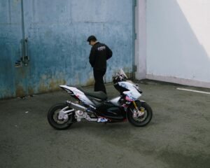Modifikasi Yamaha Aerox Gen 3 berjuluk Dolphin