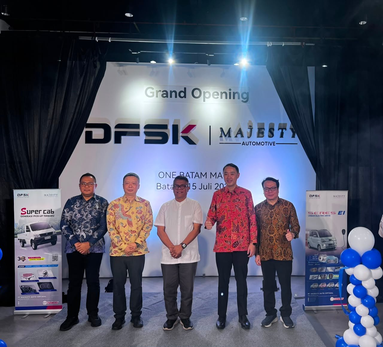 Seremoni peresmian dealer baru DFSK Batam