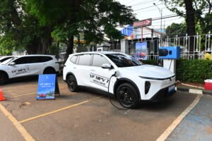 Ekosistem charging V-Green sudah tersebar luas