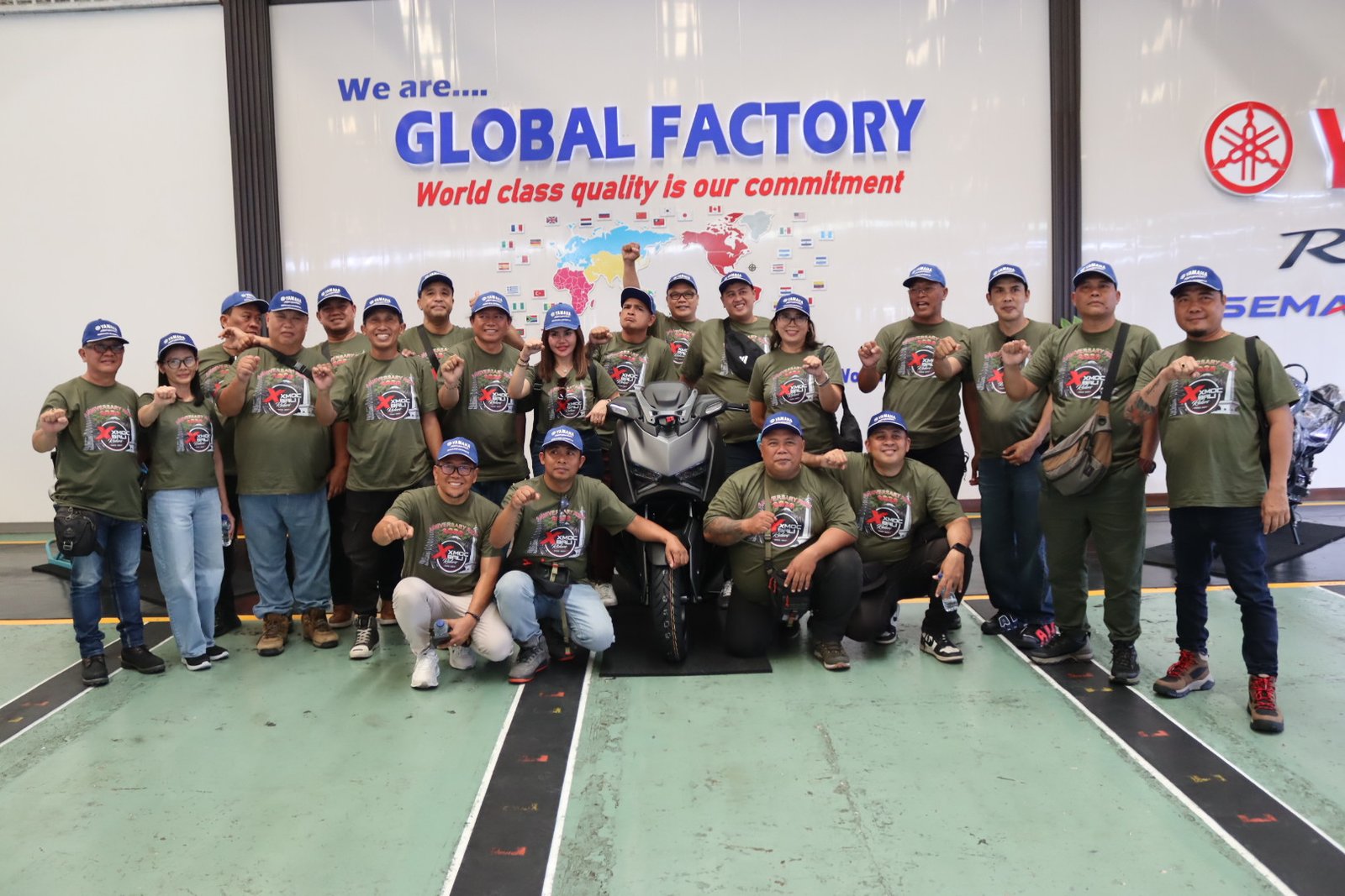 XMAX Owners Community Bali kunjungi pabrik Yamaha di Pulogadung