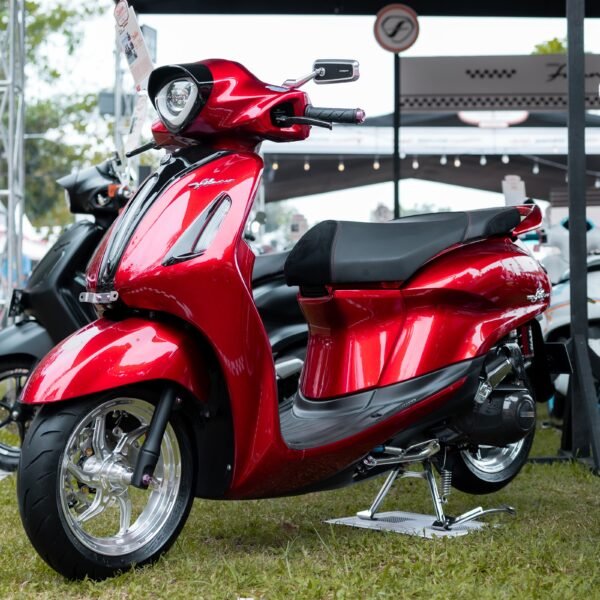 Modifikas Yamaha Grand Filano racing look