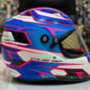 Tren livery airbrush untuk helm balap Go Kart
