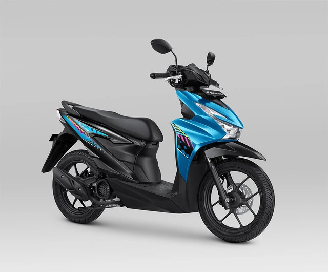 Honda BeAT CBS warna Glossy Blue Black