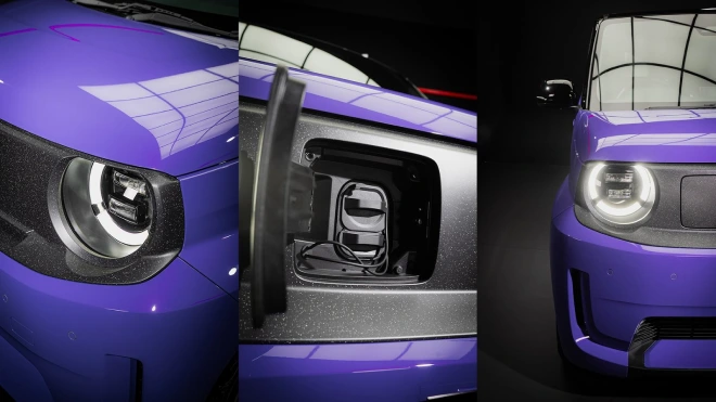 Lampu dan charging port Honda Super One