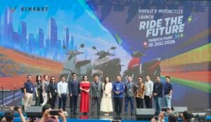 Seremoni peluncuran 3 motor listrik VinFast