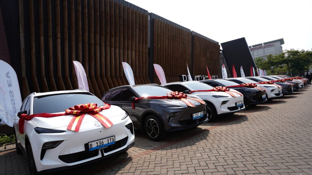 MG Rayakan Penyerahan 1.000 Unit MGS5 EV