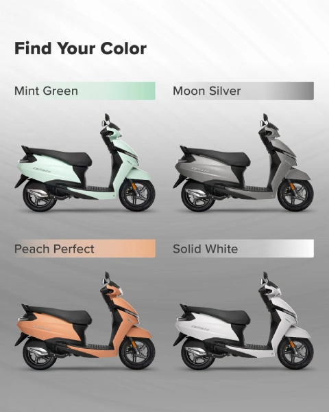 Pilihan warna TVS The All New Callisto 110