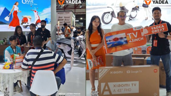 Kemeriahan booth Yadea di PRJ 2026