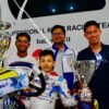 Muhammad FA Wibowo rayakanm kemenangan kedua IAME Series Italy