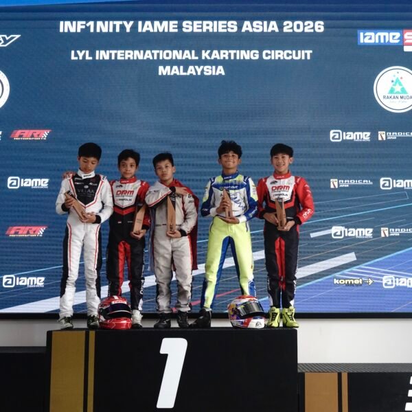 Muhammad F.A. Wibowo Raih Kemenangan di IAME Series Asia Round 5
