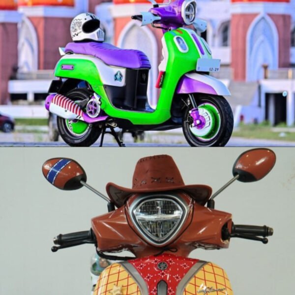 Yamaha Fazzio dan Grand Filano Unik Pasang Gaya Astronaut dan Cowboy