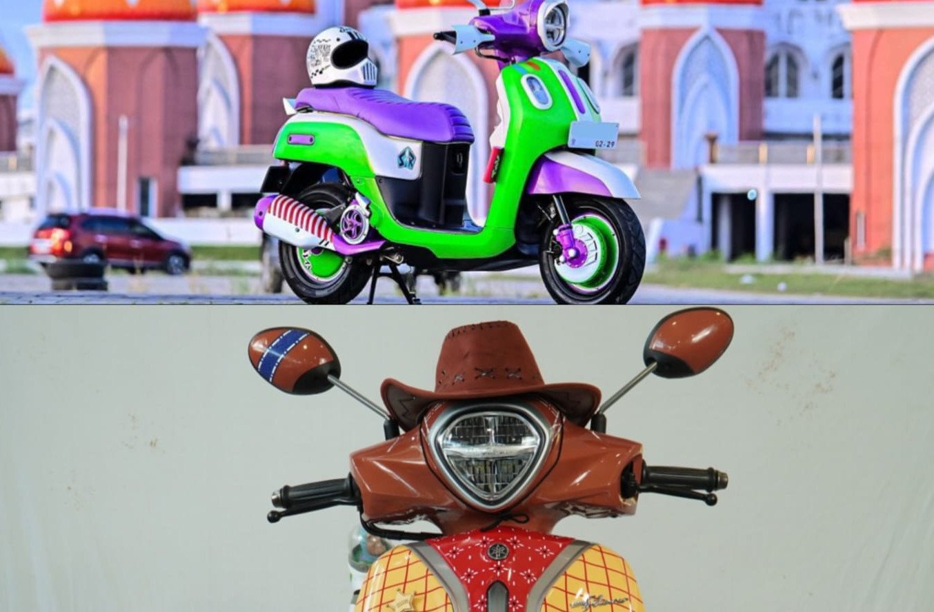 Yamaha Fazzio dan Grand Filano Unik Pasang Gaya Astronaut dan Cowboy