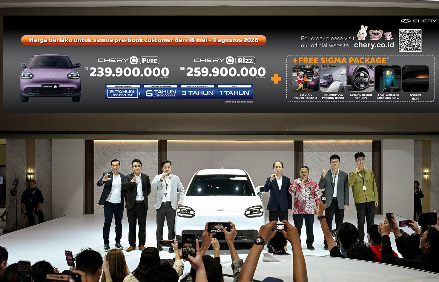 Pengumuman harga Chery Q