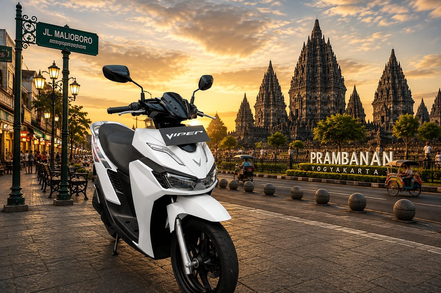 Menjelajahi Eksotisme Yogyakarta Pakai Motor Listrik VinFast Viper