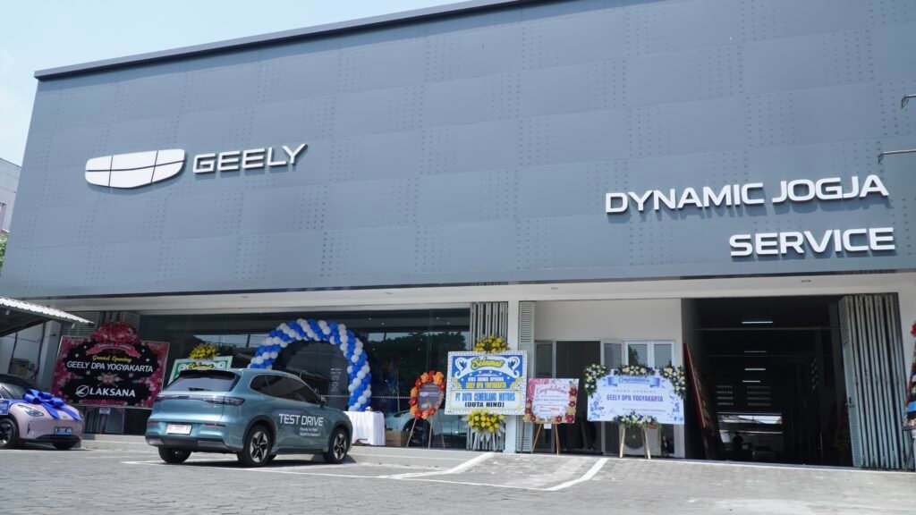 Geely Dynamic Jogja hadir dengan fasilitas Sales, Service, dan Spare Partsa
